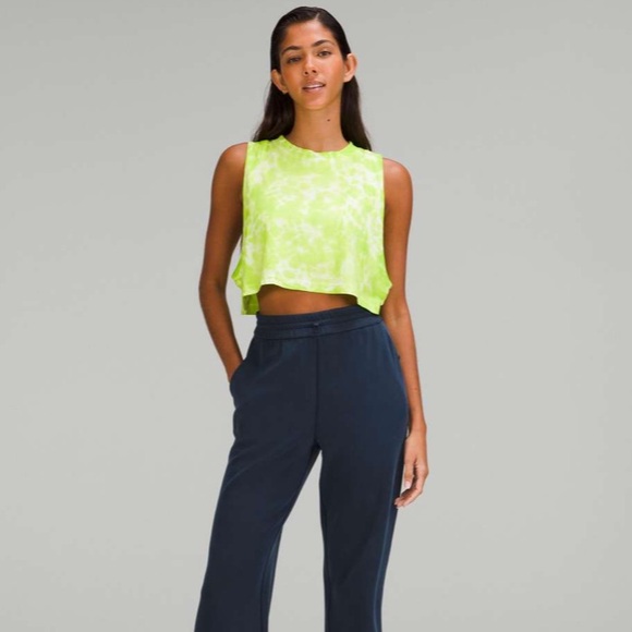 Lululemon All Yours Cropped Cotton Tank Top *Tie Dye - Picture 5 of 5